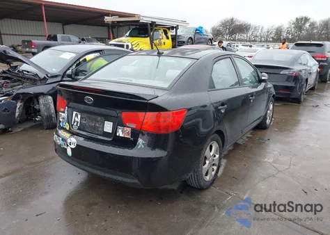 2010 Kia Forte Ex z USA, uszkodzony, nr VIN KNAFU4A20A5312424